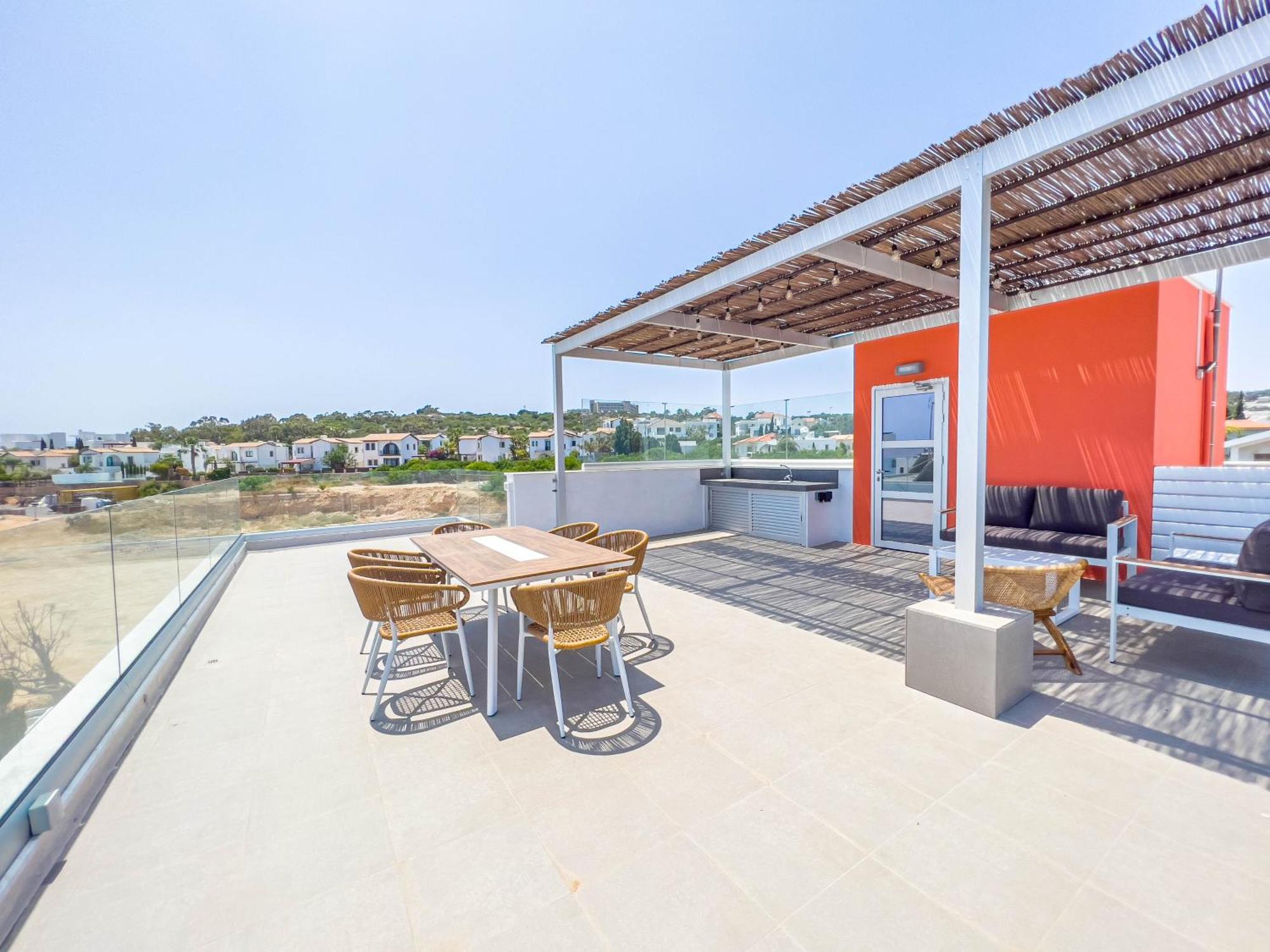 Geo Panoramic Villa +Pool +Game Room +Gym Protaras Exterior photo