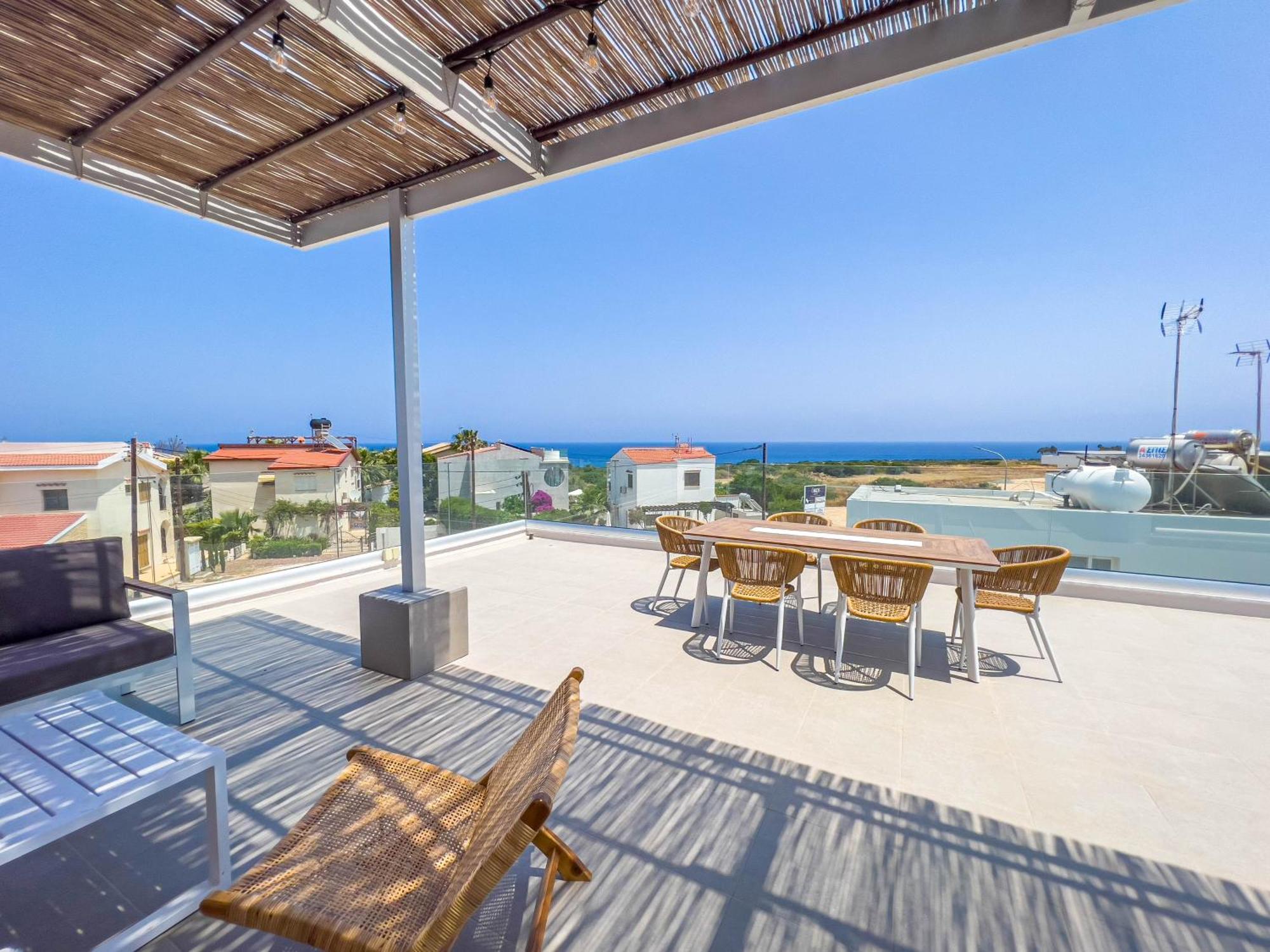 Geo Panoramic Villa +Pool +Game Room +Gym Protaras Exterior photo