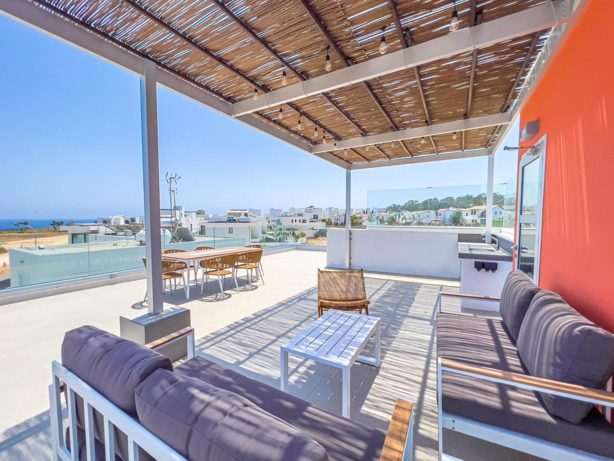 Geo Panoramic Villa +Pool +Game Room +Gym Protaras Exterior photo