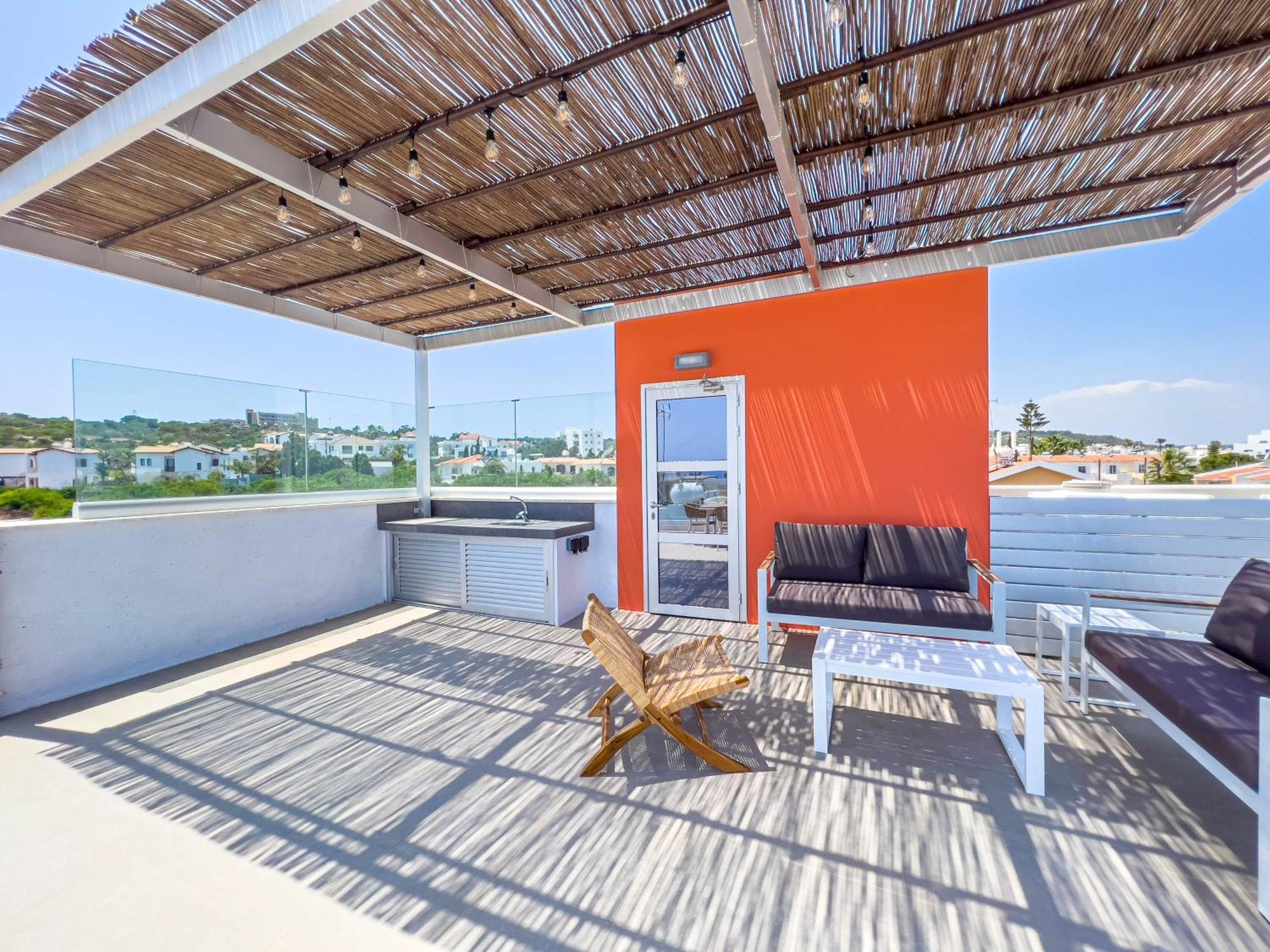 Geo Panoramic Villa +Pool +Game Room +Gym Protaras Exterior photo
